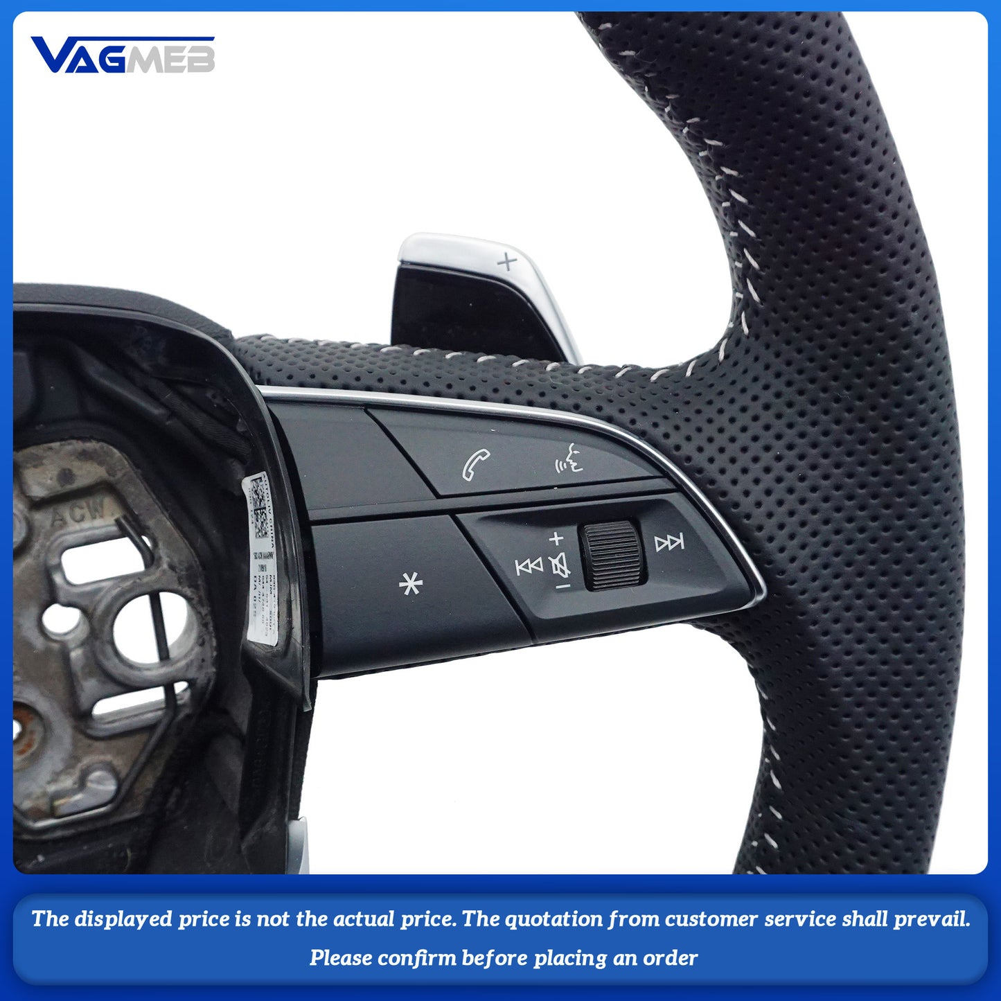 steering wheel with paddle shifters for Audi Q3 F3, Car Accessories