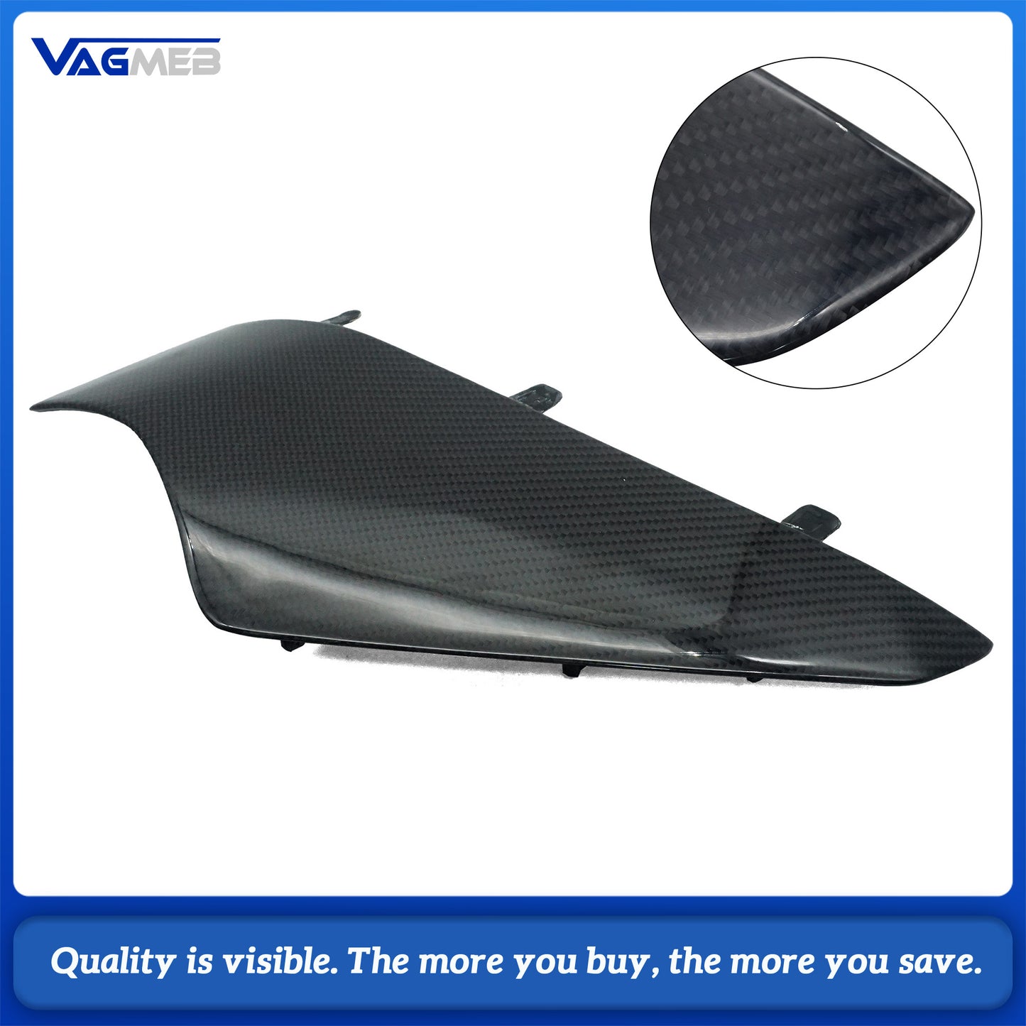 For Audi A6 C8 RS6 C8  Dashboard cover plate Carbon fiber