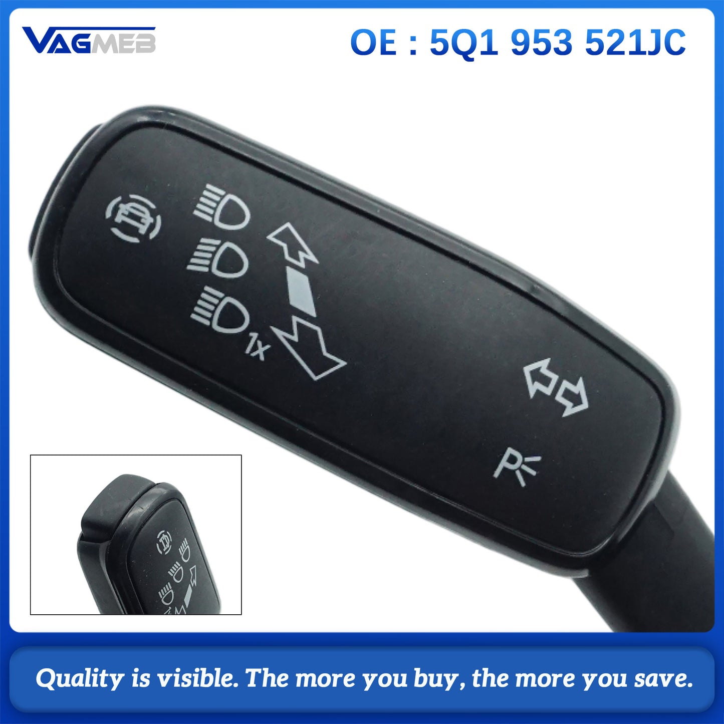 Multifunction Steering Wheel Control Module 5Q1 953 521 JC For VW Golf 7 Tiguan L Magotan B8