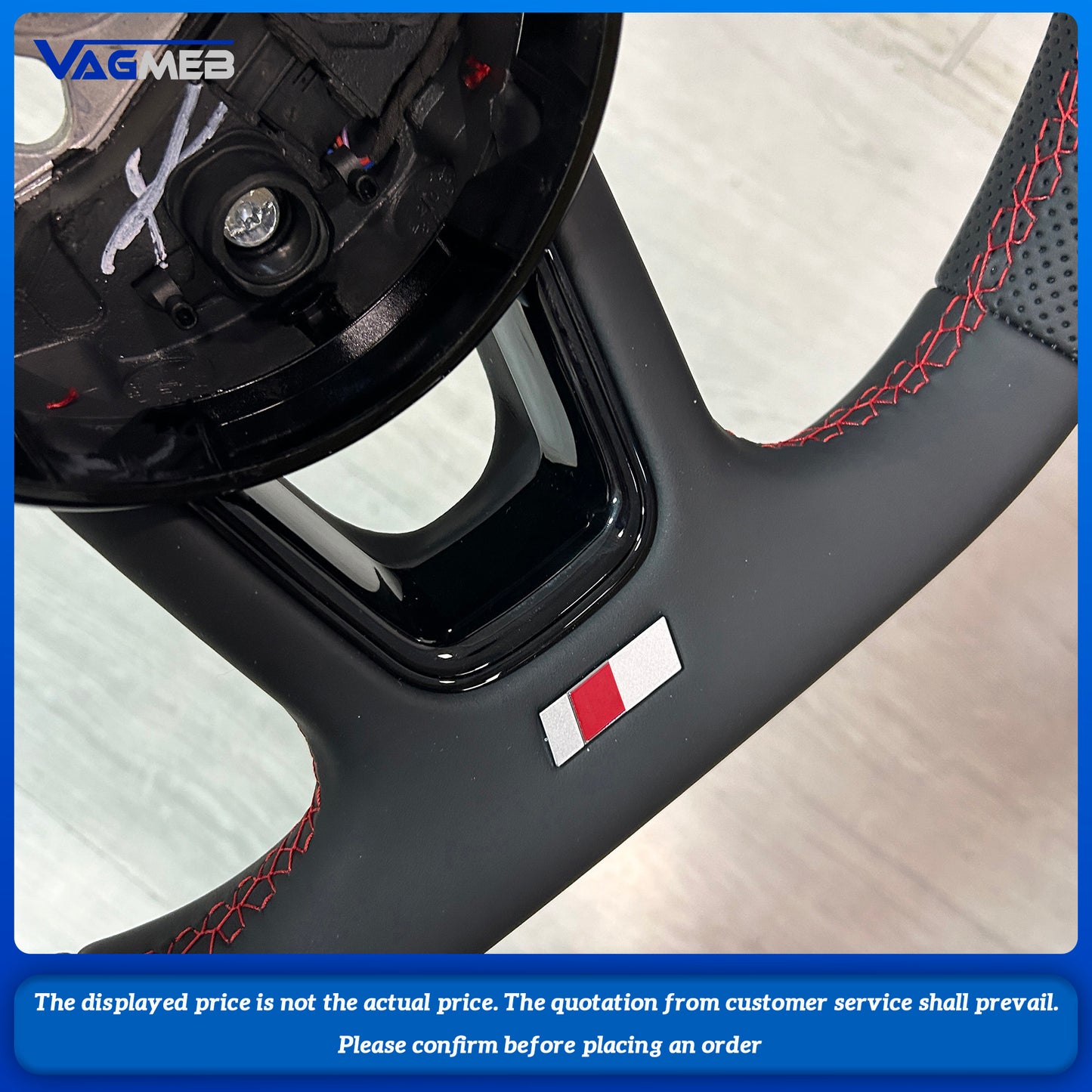 For Audi A4B9  flat movement, the dermis, Alcantara steering wheel