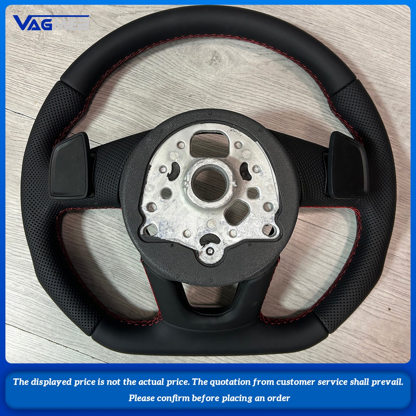 For Audi A4B9  flat movement, the dermis, Alcantara steering wheel