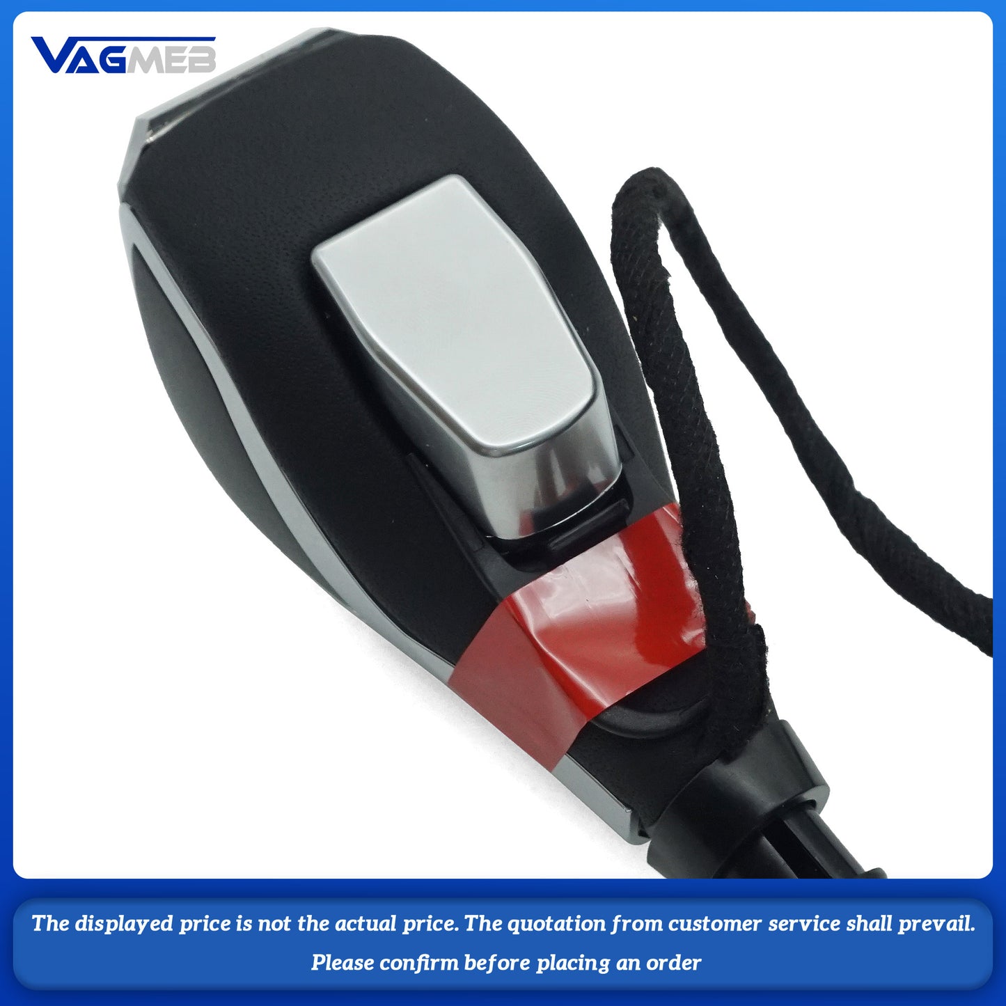 Electronic Crystal Shift Knob, Crystal Leather  LED For VW