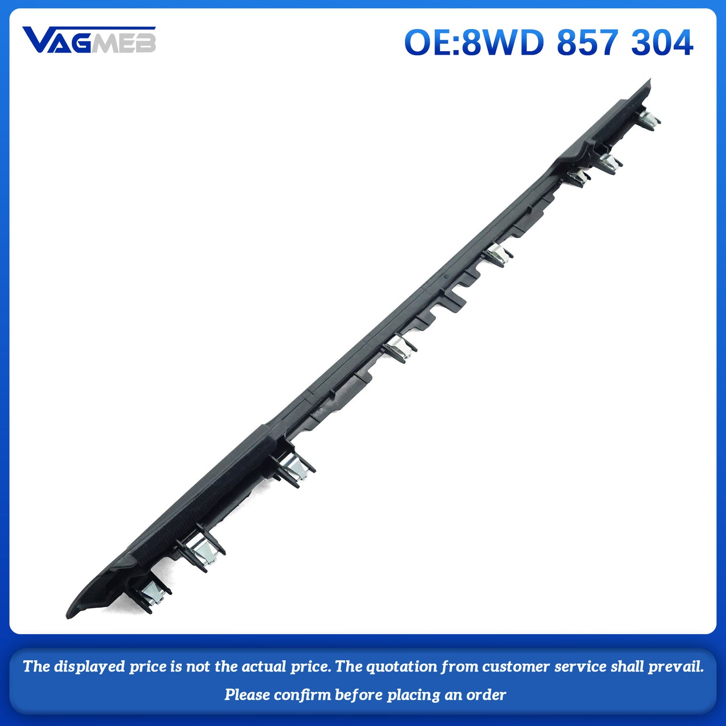 For Audi A4 8.3 inch Car screen Low down front moulding 8WD 857 304