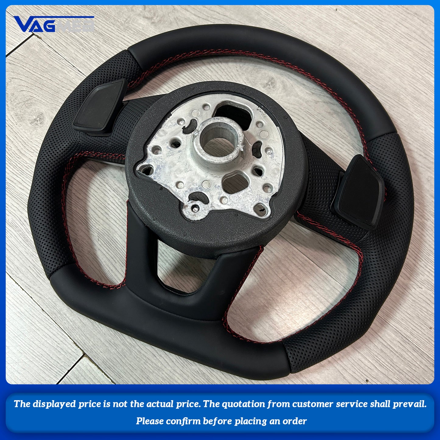 For Audi A4B9  flat movement, the dermis, Alcantara steering wheel
