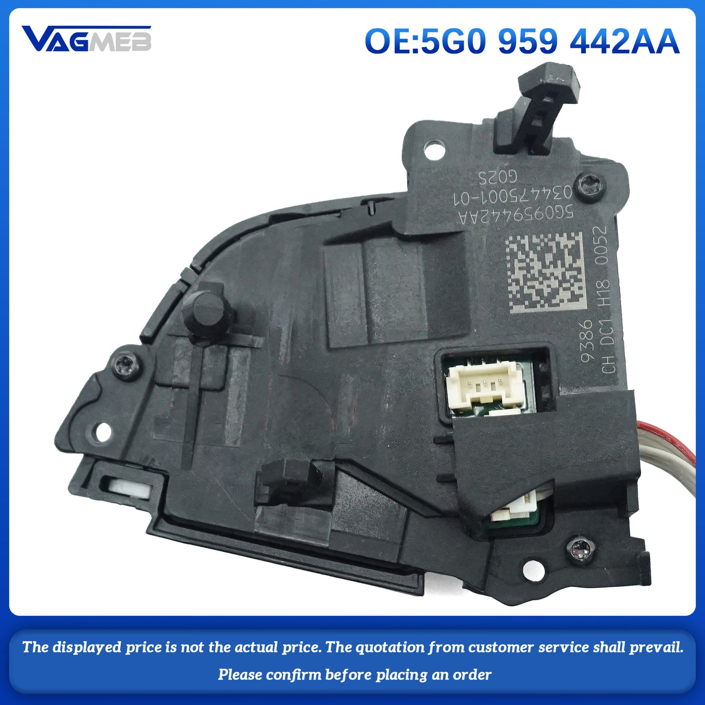 For VW Steering Wheel Cruise Control Switch Only Left Side Only 5G0 959 442AA