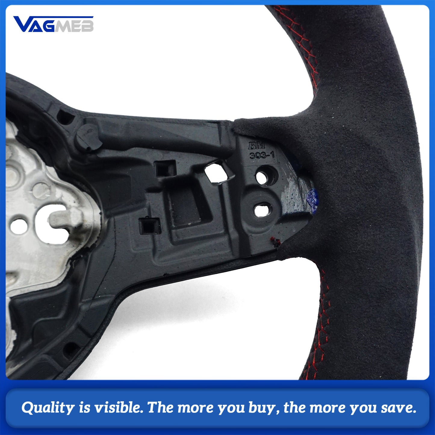 Steering Wheel For VW Golf 7 7.5 GTI GTD GTE R 2013-2020 Polo GTI Tiguan Passat DSG，Car accessories