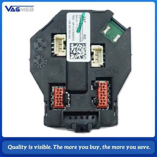 Auto Multifunction Steering Wheel Audio Control Combination Control Switch chrome silver steering wheel decorative frame steering wheel paddle shifter For VW  Golf 6 MK6 Car Accessories