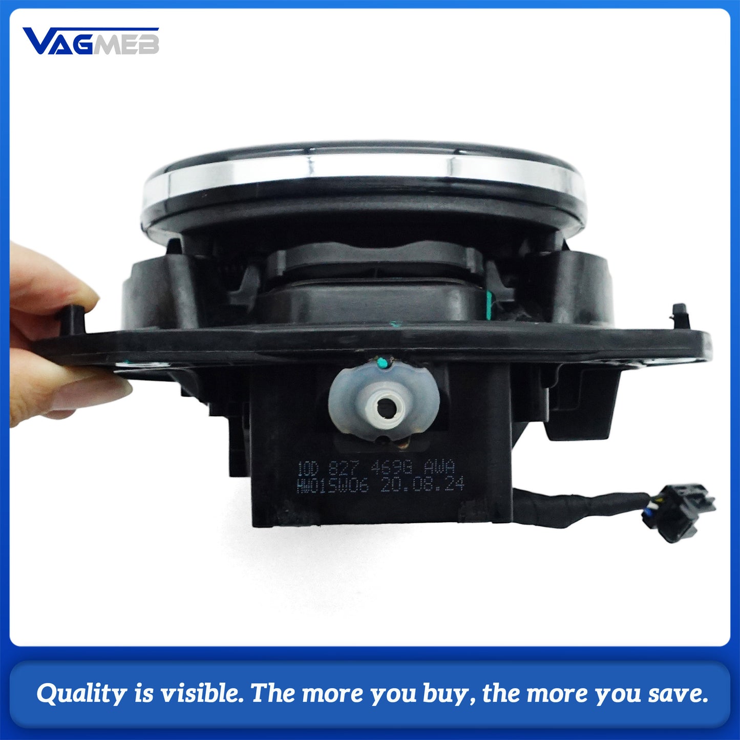 Dynamic LED Rear Badge For VW Golf 8.5 MK8.5 5H WhiteRed Light Up VW Logo Plug & Play