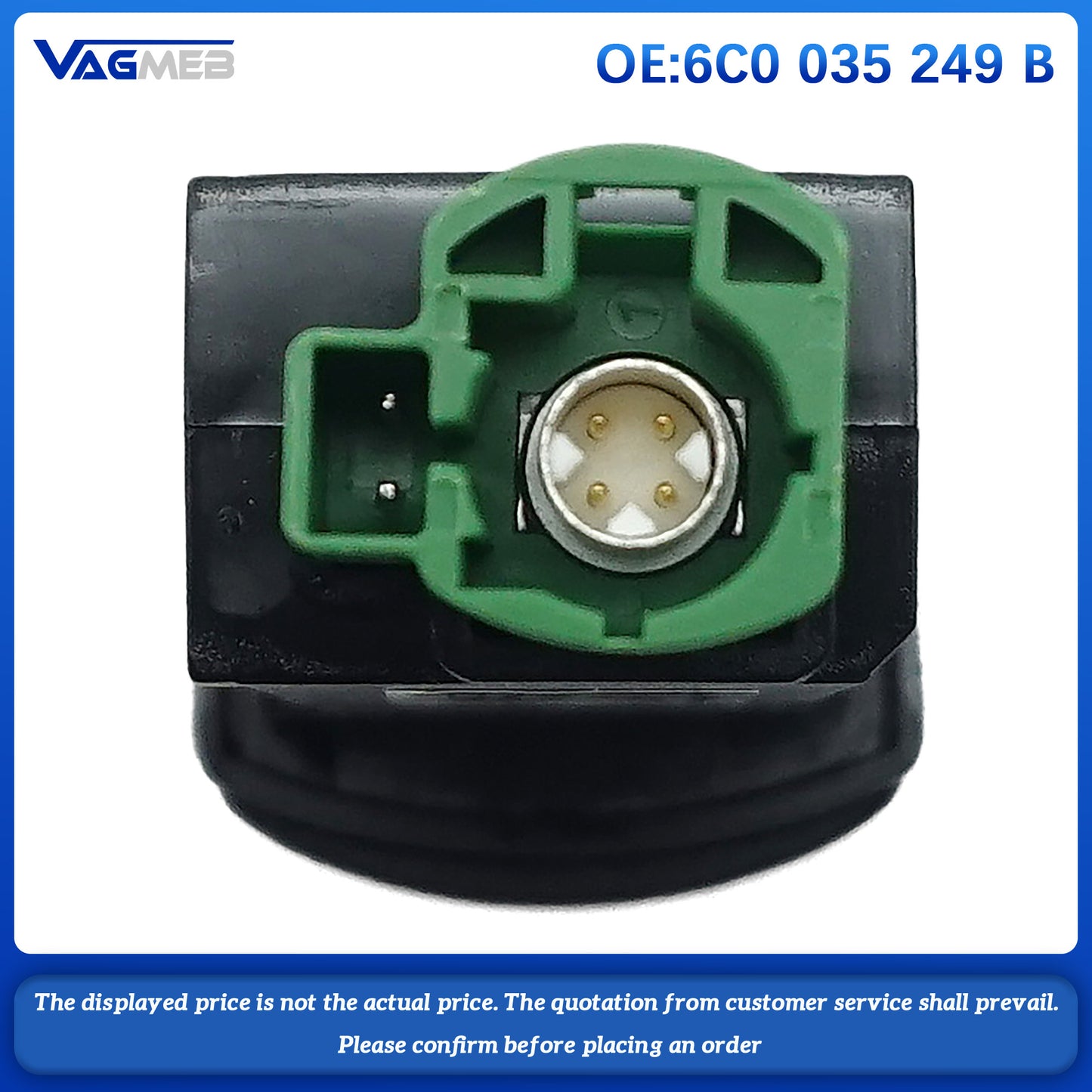 For VW POLO Media USB Switch MIB2 MDI USB AMI Adapter Plug Socket 6C0 035 249 B