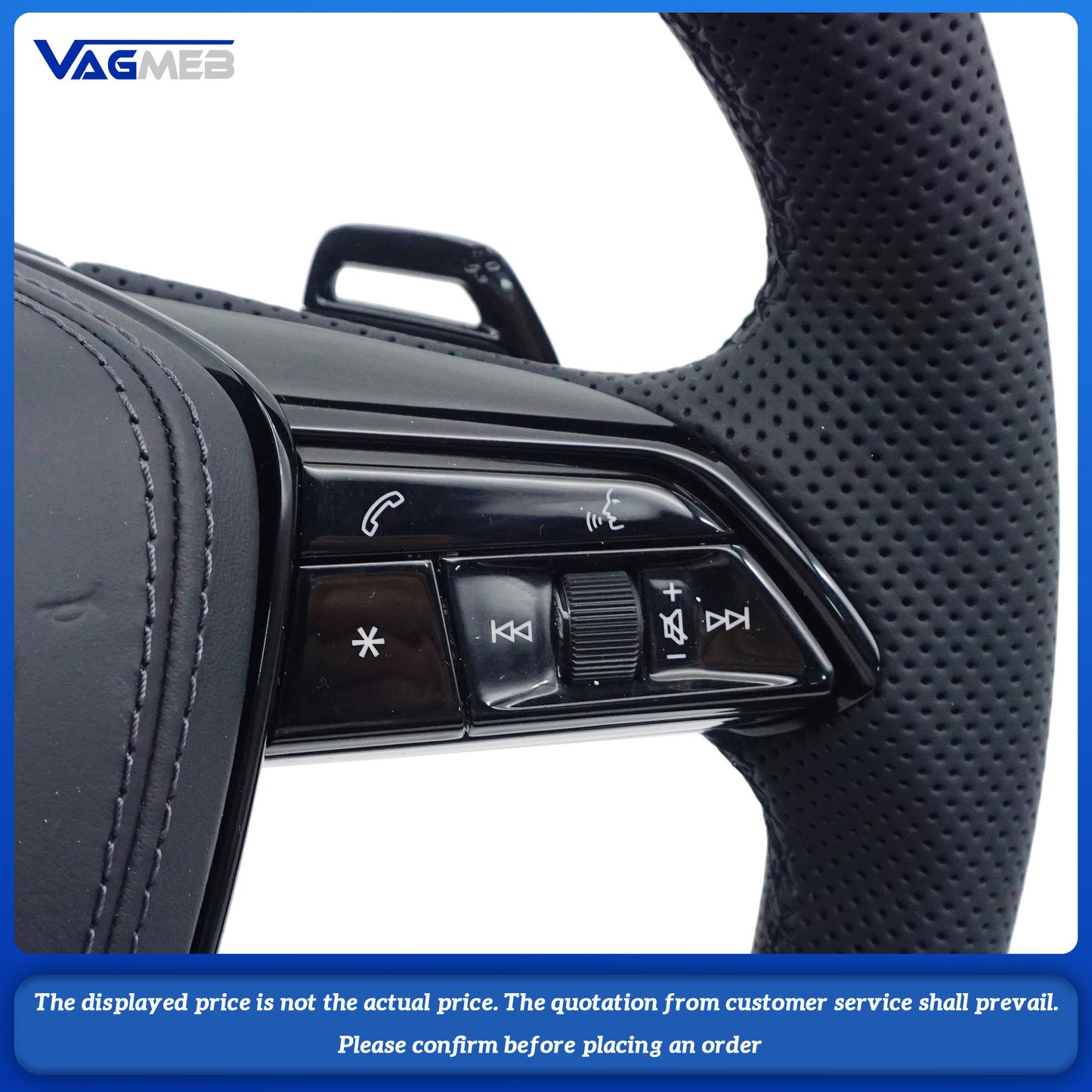For Audi A6C8 Steering Wheel Large Pick Modification Car Accessories Steering Wheel