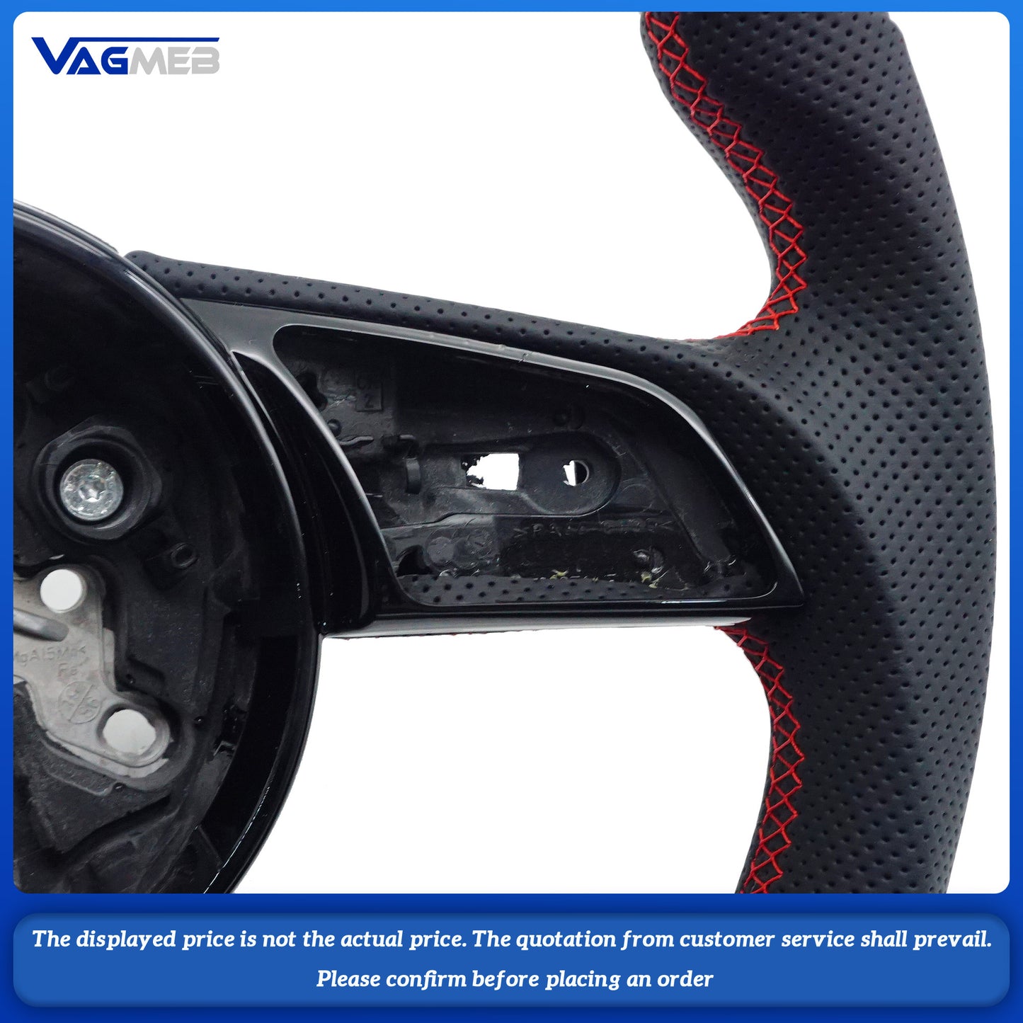 For Audi S Logo A4B9 Steering Wheel Flat Bottom Steering Wheel Campaign Assembly Accessories