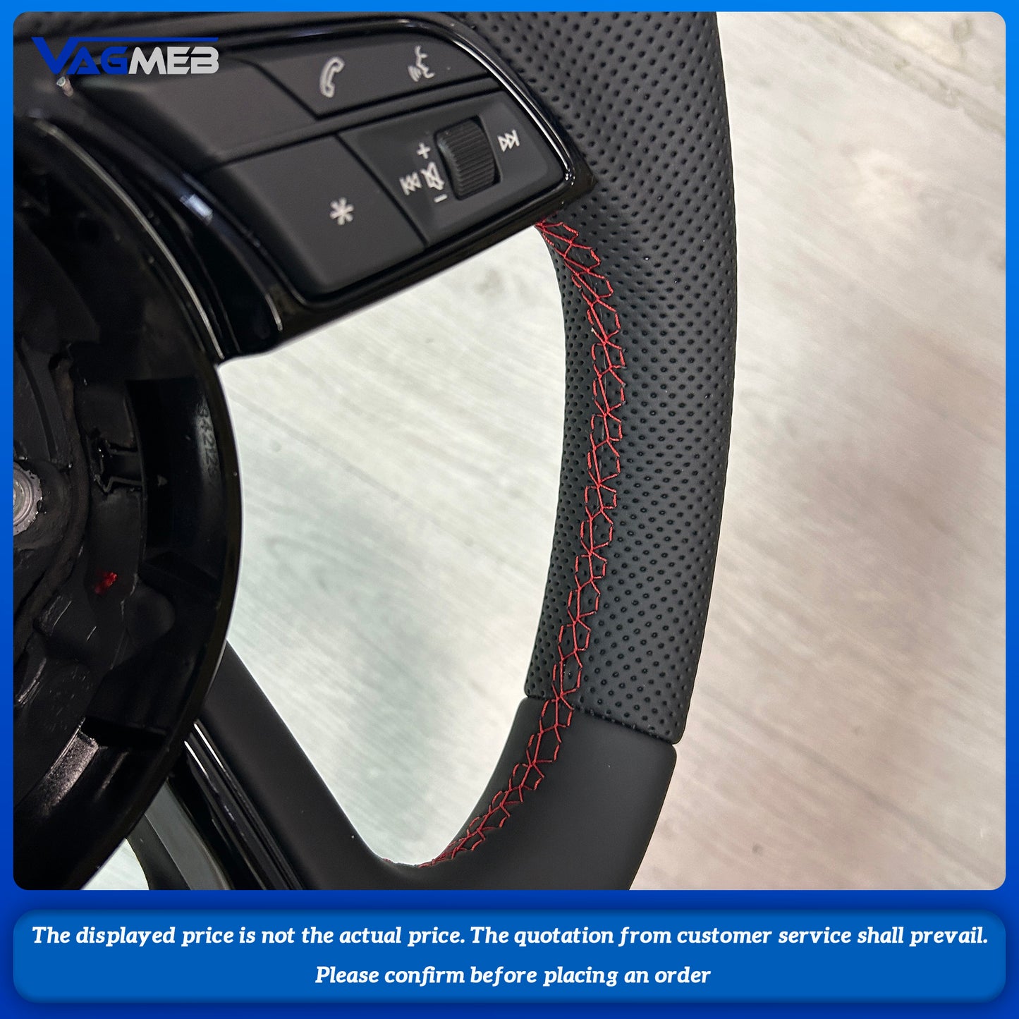 For Audi A4B9  flat movement, the dermis, Alcantara steering wheel