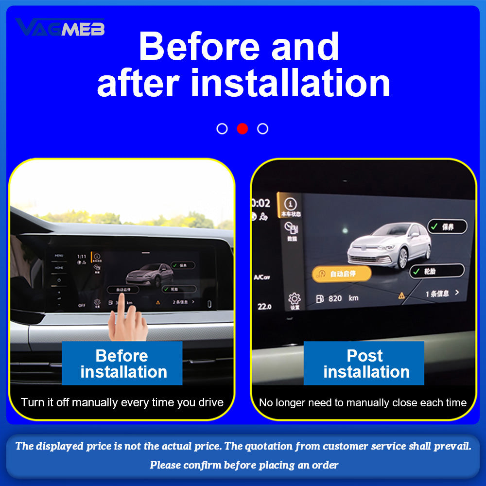 For VW Golf MK8 Automatic Stop Start Engine System Off Device Control Sensor Plug Stop Cancel (Plug-in style)