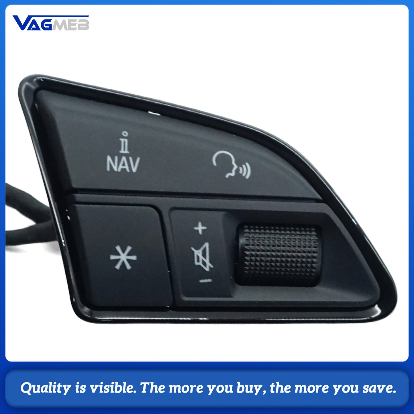 Supports Shifting Paddle Function For Audi A3 8V A4 B8 Steering Wheel Key Button Assembly