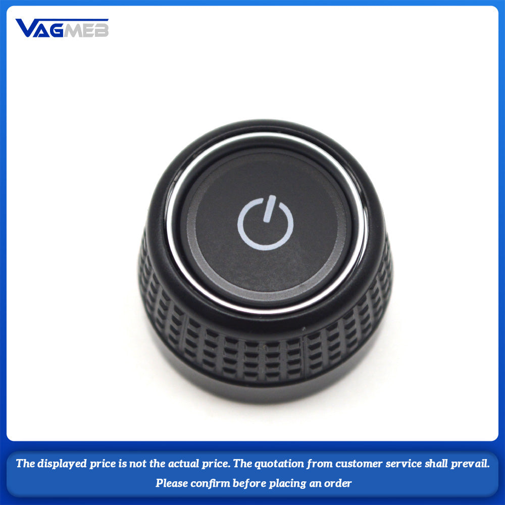 New Interior Info Radio CD GPS Display Screen Start Switch Volume Button For VW Polo 5 6R MK5 GTI Fox Golf 6 Accessories