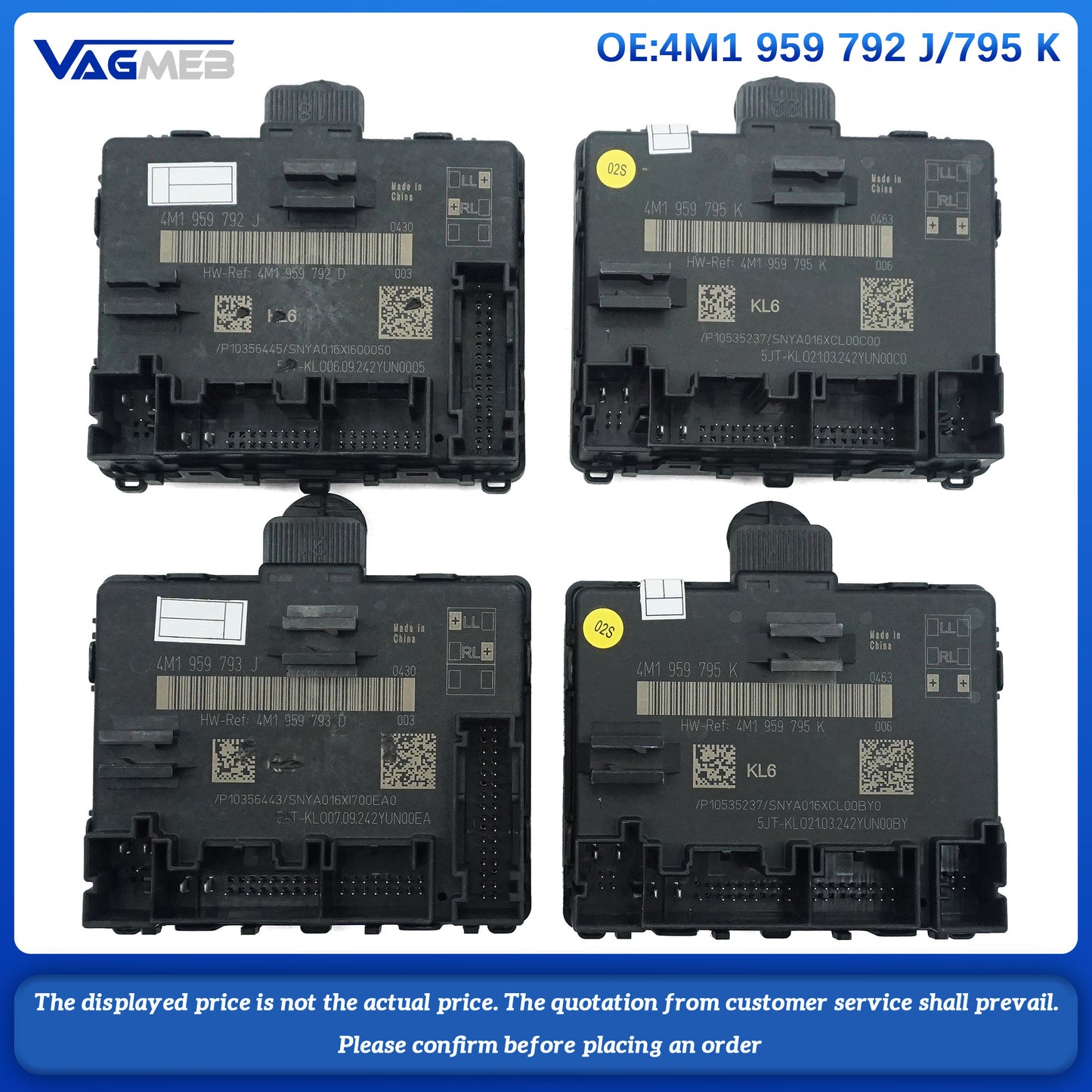 Electronic Door Parts Electric Suction Door Soft Close For audi A7 2020