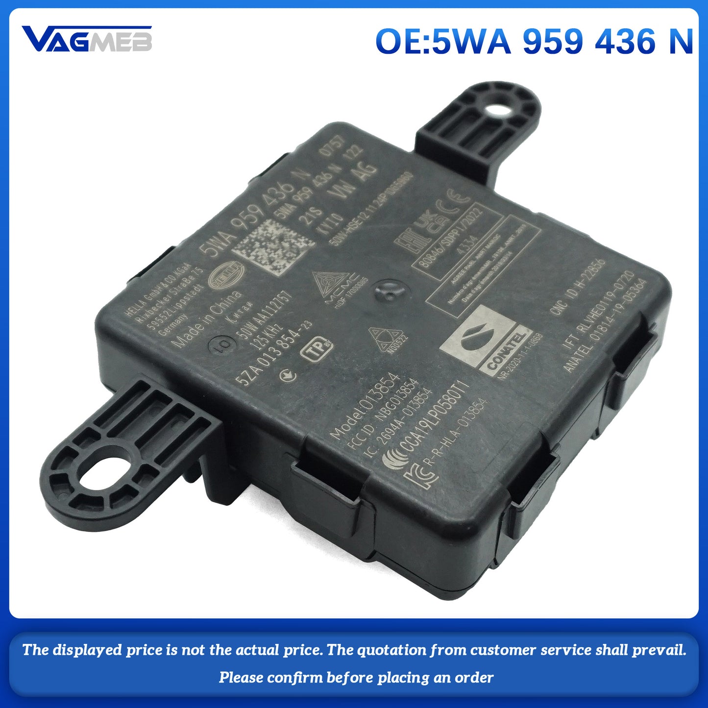 For VW Golf MK8 Comfort Entry Module 436N 5WA 959 436N