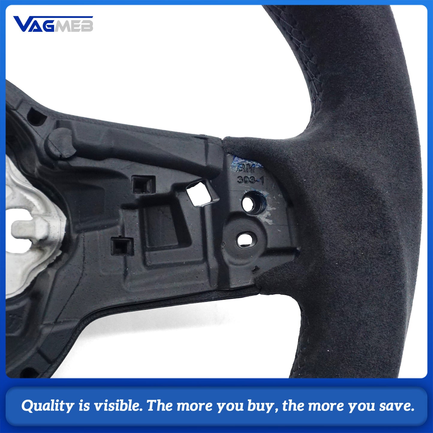steering wheel, suitable for Volkswagen Golf 7 7.5 GTI MK7 multi-color stitching