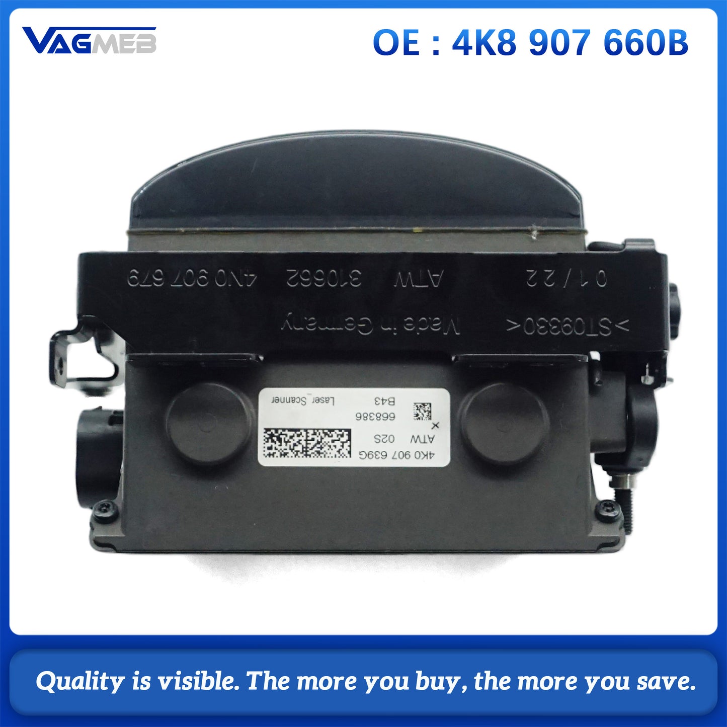 90% new For Audi 4K8 907 660 B Distance Radar Control Module Adaptive Cruise ACC