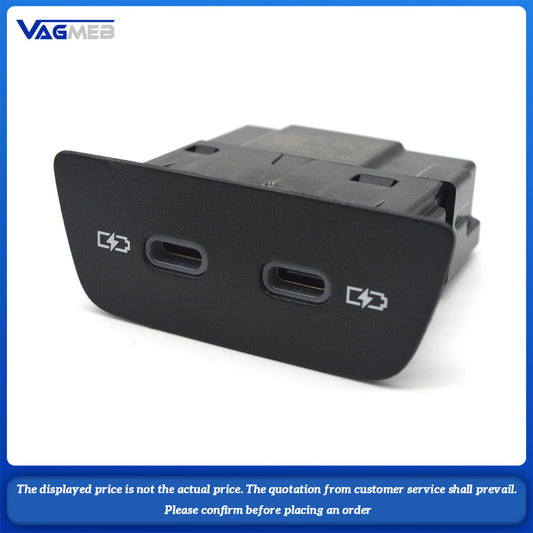 For VW ID4 Atlas TouranDouble USB charging port 3G5 035 718 A 3G5035718A TYPE-C