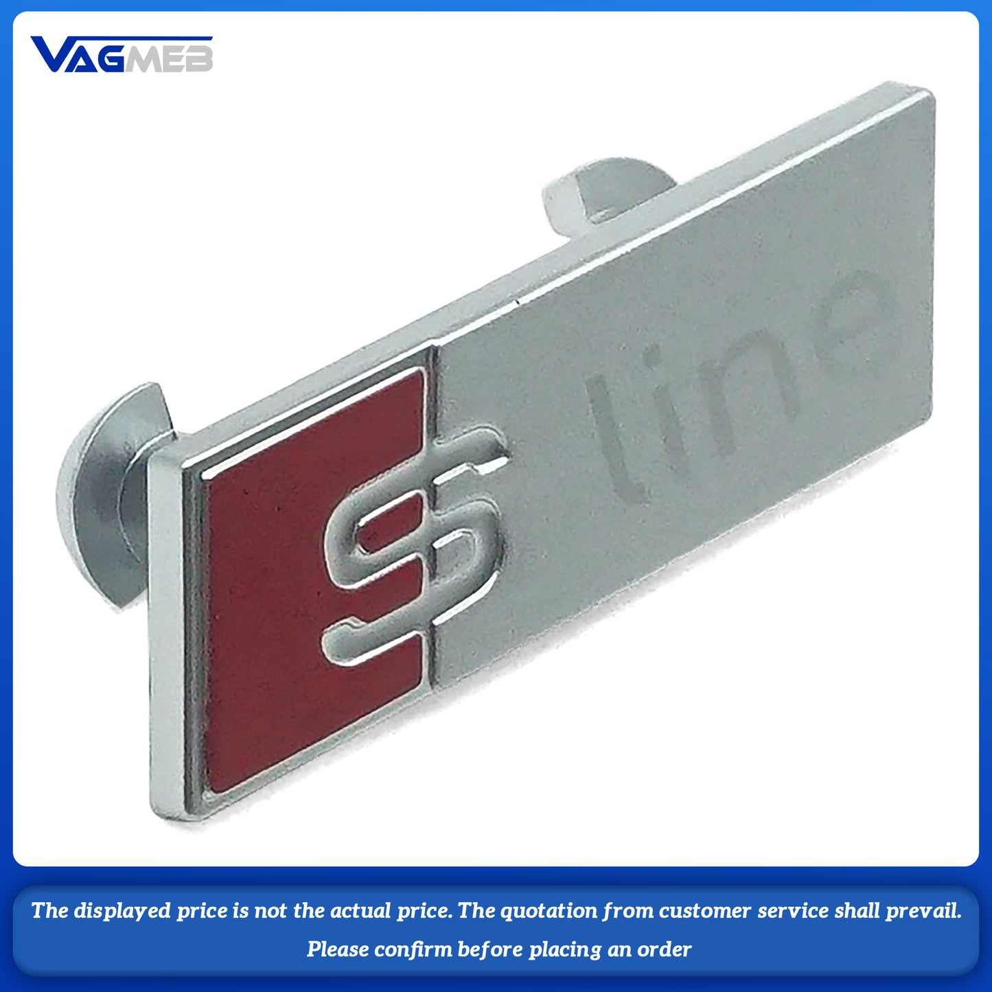 For Audi A4B8 steering wheel Sline logo