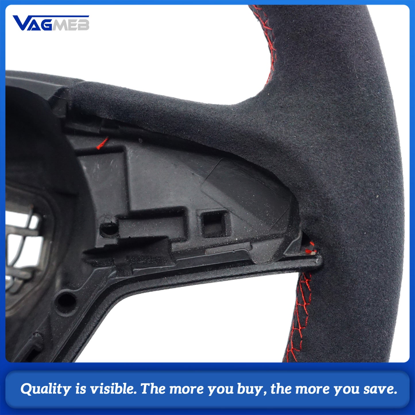 For SKODA Superb multifunctional semi perforated flat bottomed sports steering wheel