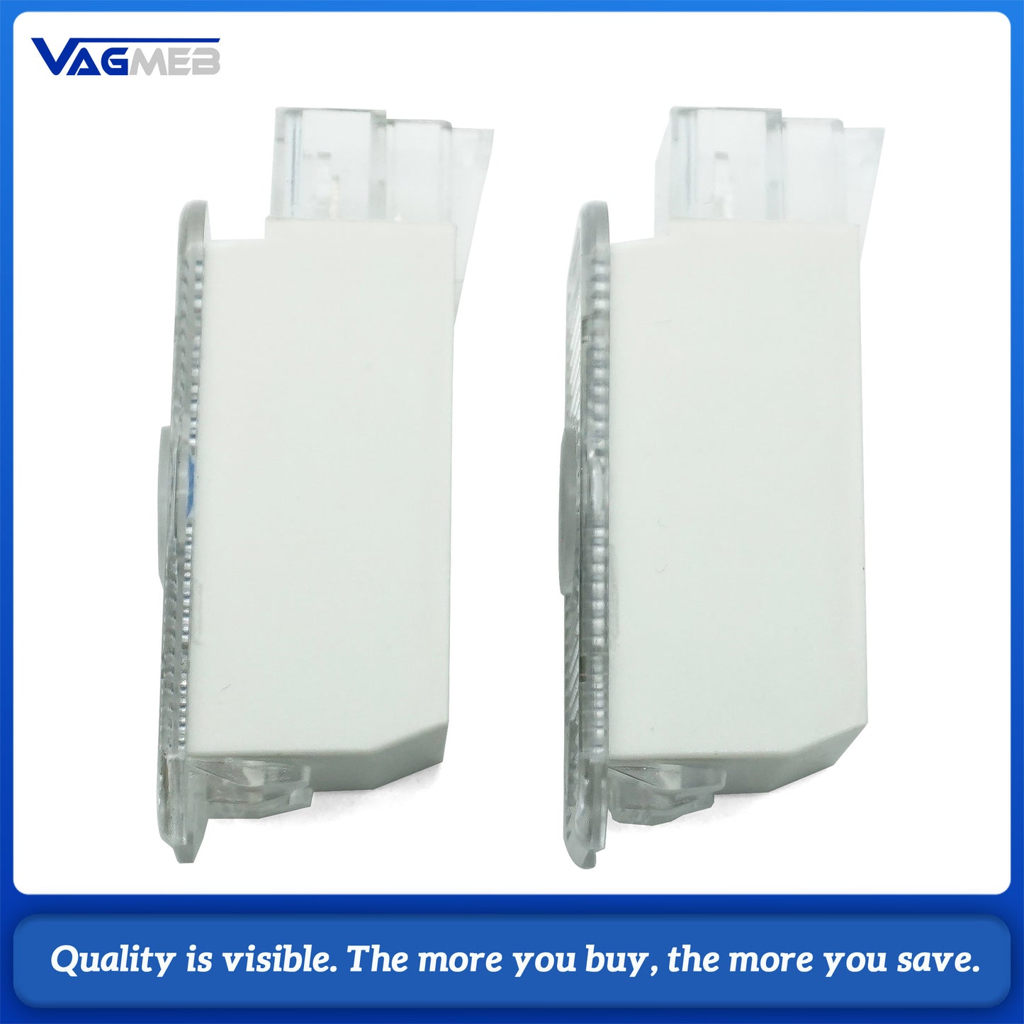 quattro LOGO Premium Aperture Projection Door Light Pair For Audi