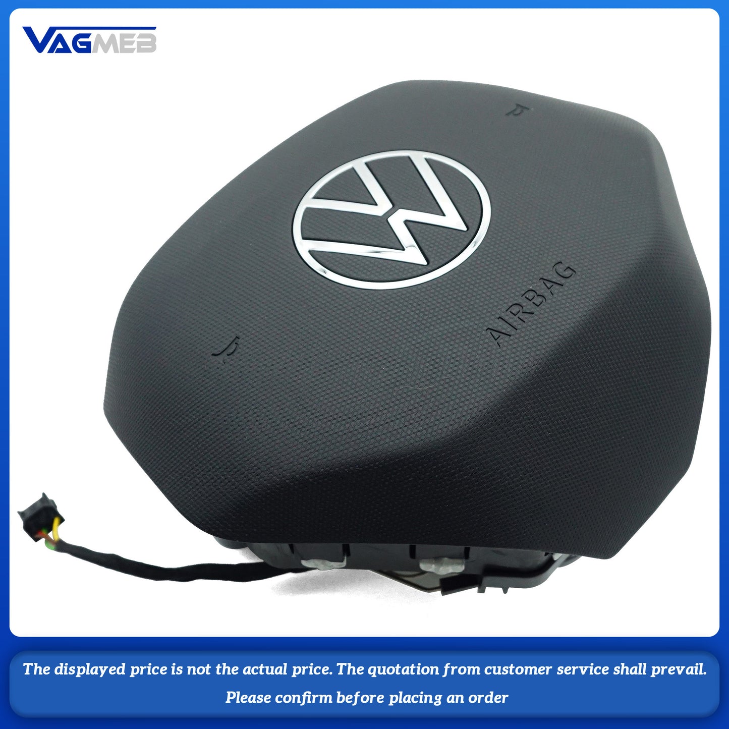 Steering wheel airbag cover multifunction steering wheel For VW Golf MK 8