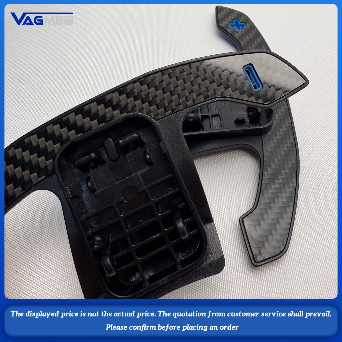 For BMW F20 F30 F32 F34 F36 F80 G42 F30 F31 1 2 3 4 5 7 Series Carbon Fiber Steering Wheel Shifter Paddles Gear Shift Shifter