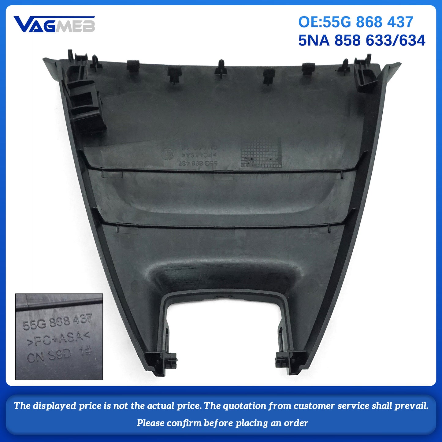 For VW Tiguan MK2 Car Lane Keeping Assist Windshield Front Camera 55G 868 437 5NA 858 633 634