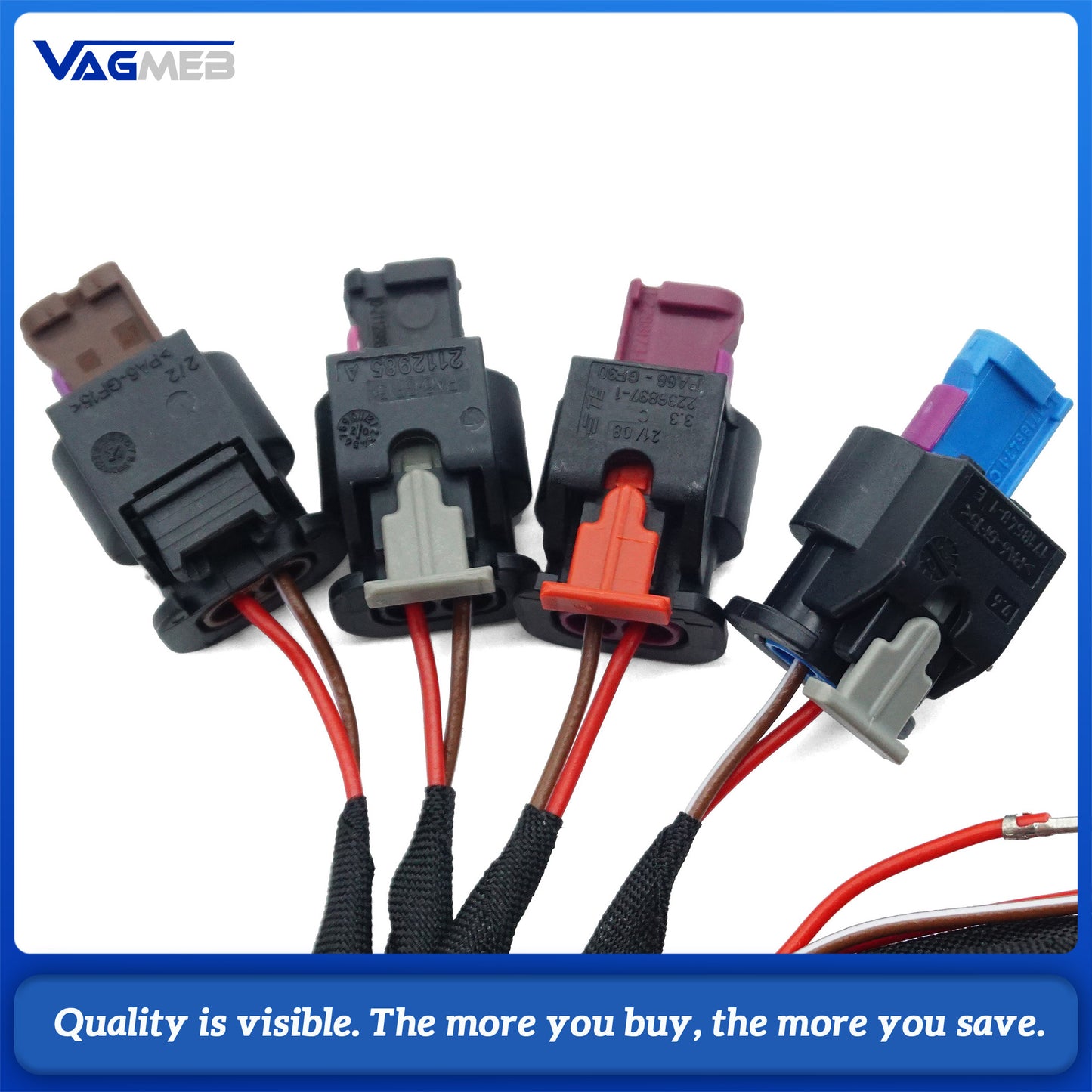 For VW ID3 ID4 LED grille logo light distribution device