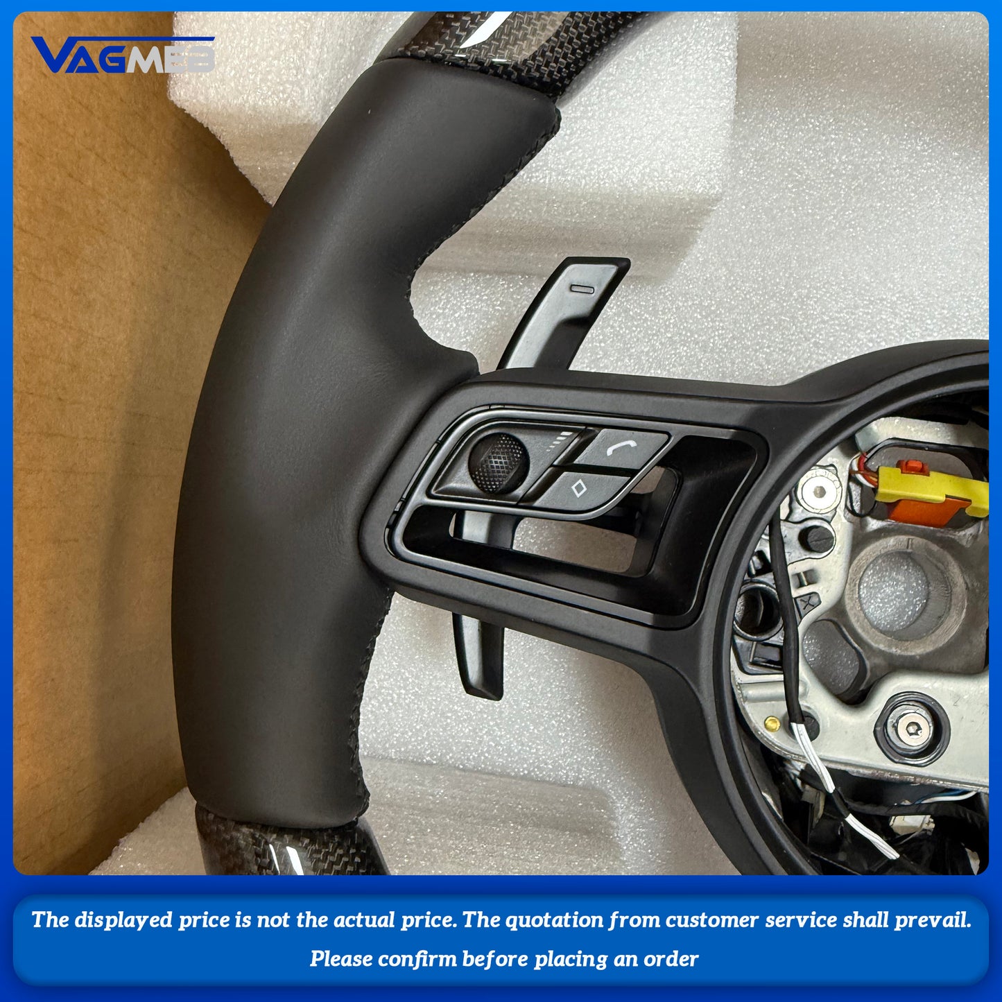 For Porsche Macan Cayenne 911 991 918 718 970 958 Custom LED Alcantara Forged Carbon Fiber Steering Wheel