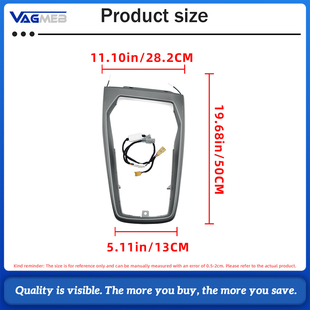 For Audi A3 S3 8Y 2021-2024 central control ambient light shift frame RGB ambient light