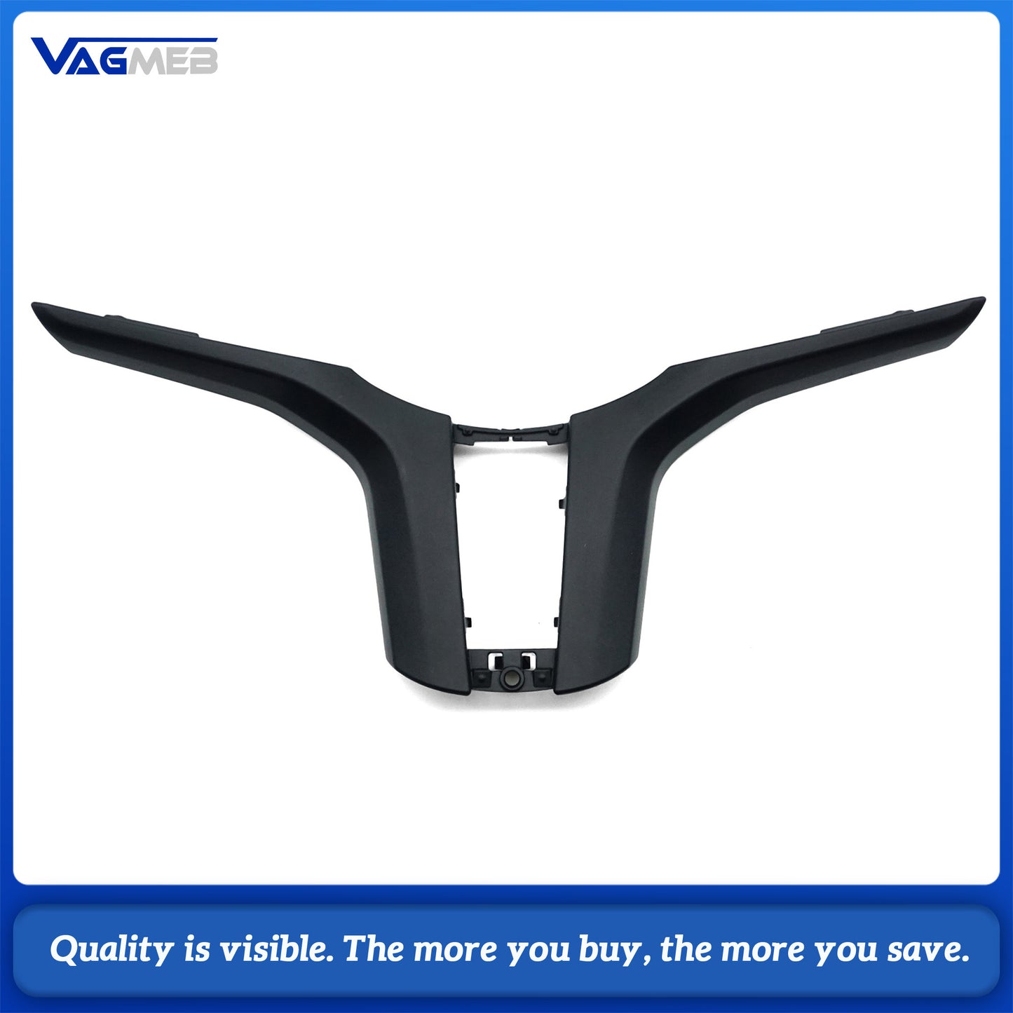 Piano Black Steering Wheel Button Trim Cover With Heating Hole For BMW G