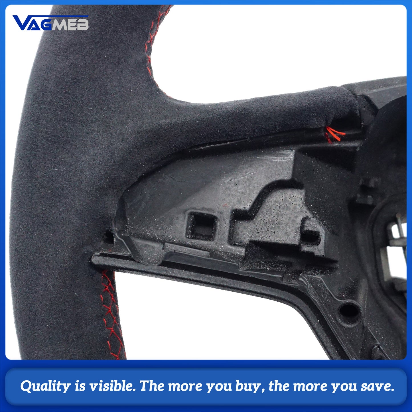 For SKODA Superb multifunctional semi perforated flat bottomed sports steering wheel