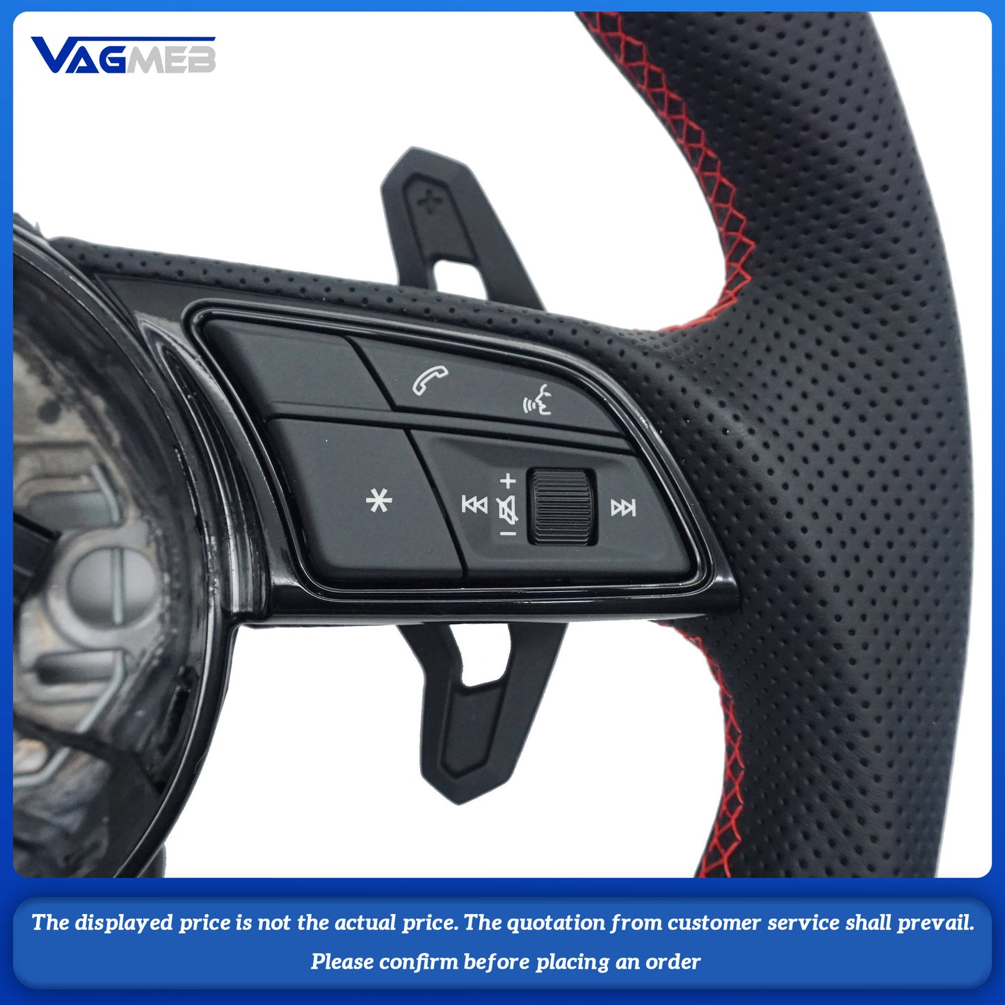 For Audi RS logo A38Y Car Steering Wheel