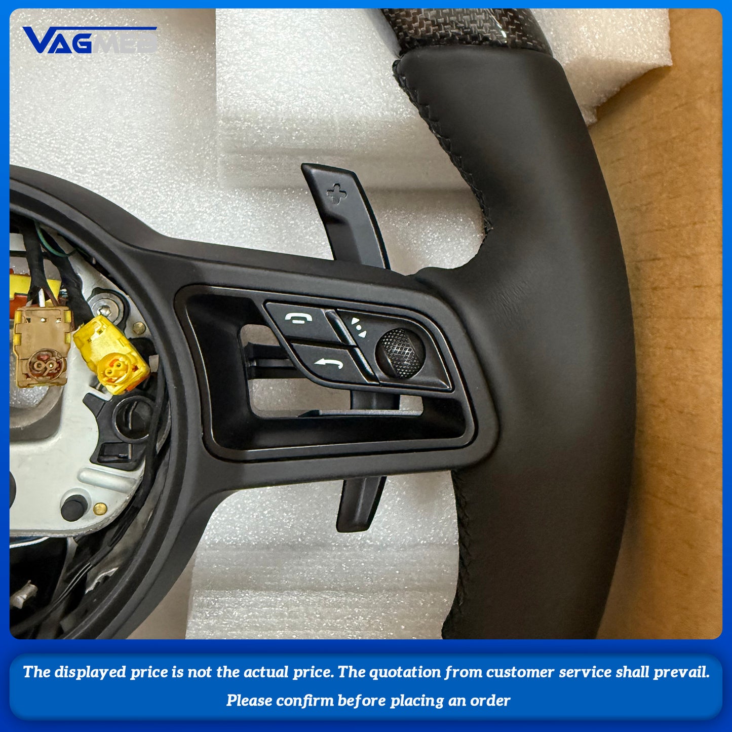 For Porsche Macan Cayenne 911 991 918 718 970 958 Custom LED Alcantara Forged Carbon Fiber Steering Wheel