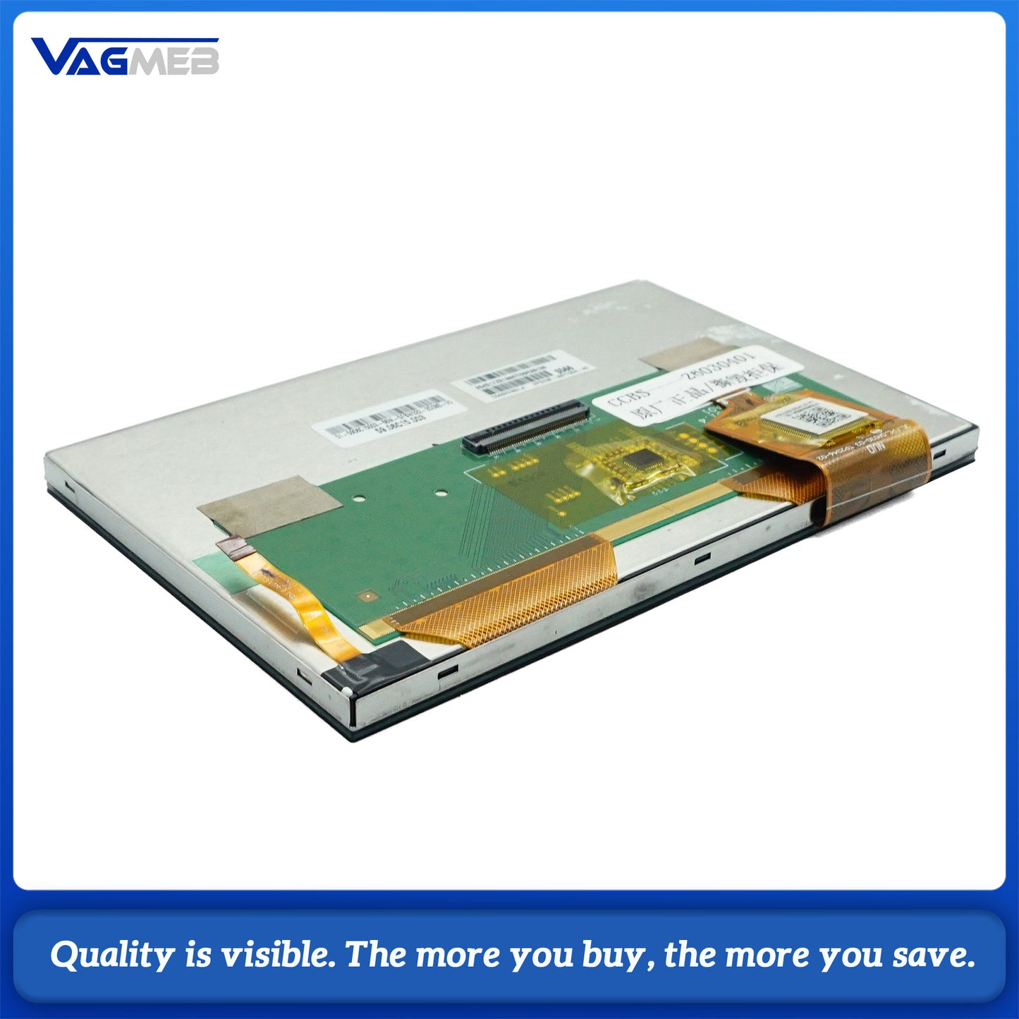 Like-New 6.5 Touchscreen LCD Display Replacement for VW Volkswagen Skoda 187B MIB CarPlay Head Unit  Premium Condition Car Stereo Screen