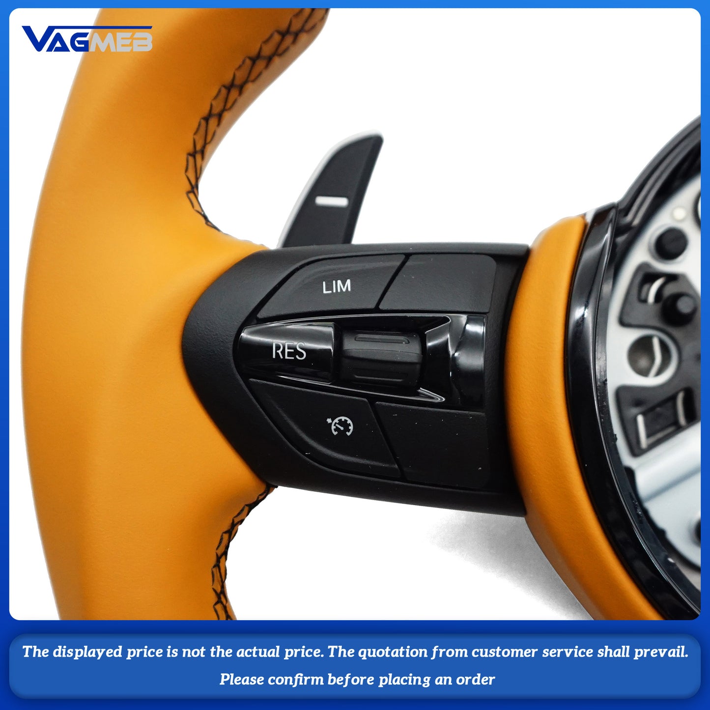 For BMW part fit M1  M2  M3  M4  M5 F10 F20 F30 E93 Brown colour style steering wheel