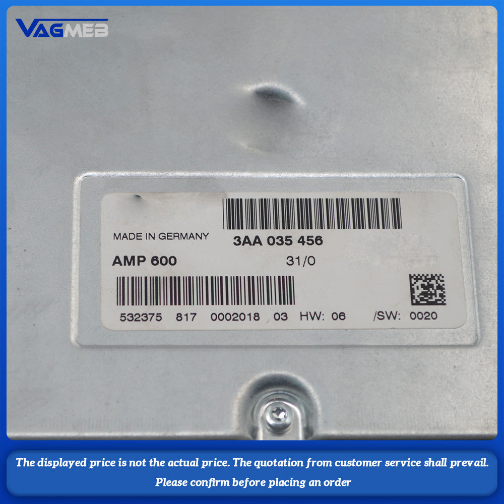 For VW Passat B8 Audio System Amplifier 3AA 035 456