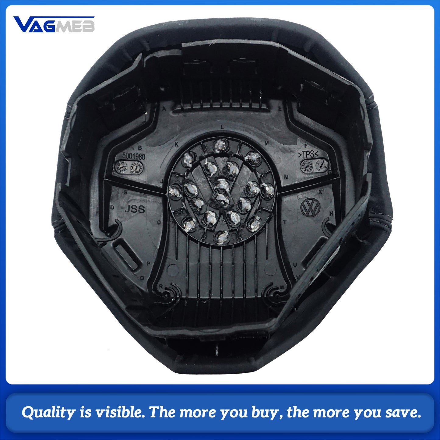 Steering wheel airbag cover multifunction steering wheel For VW Golf MK8