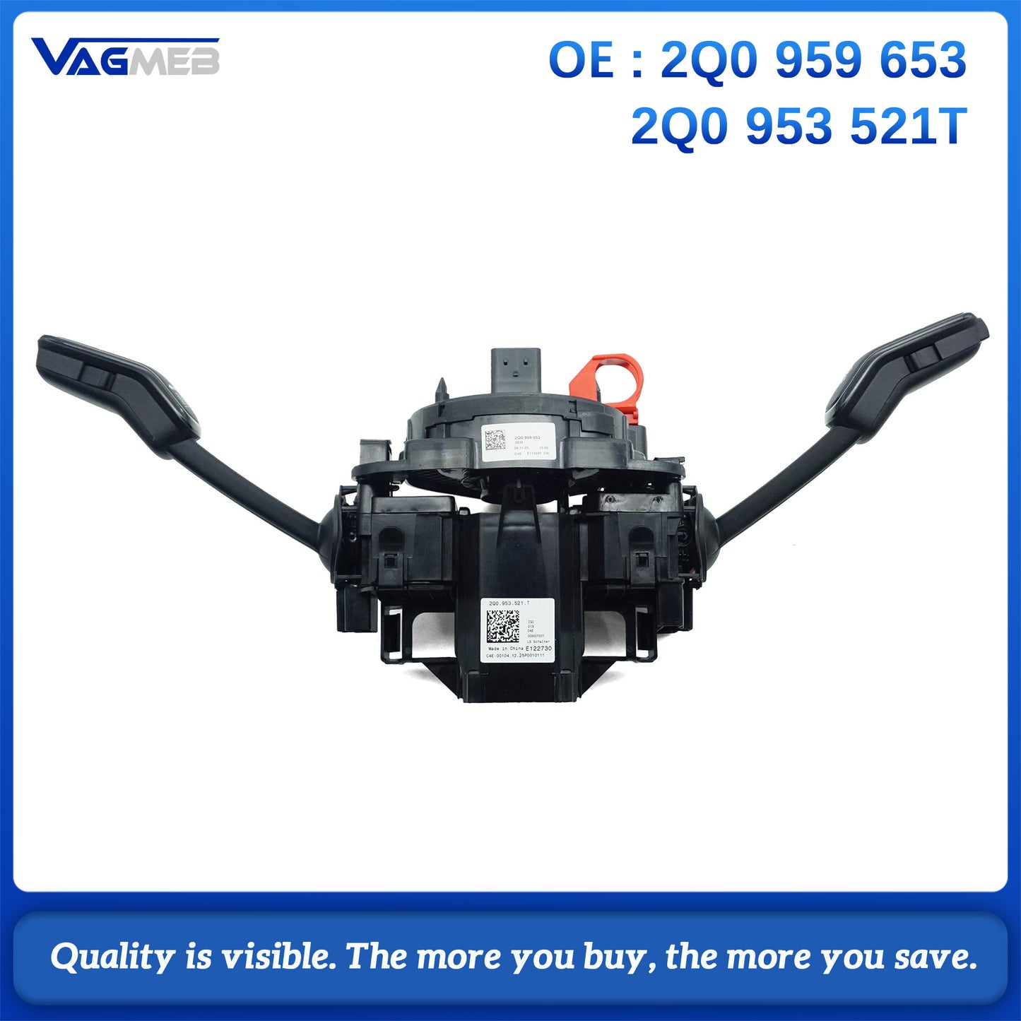Steering column combination switch multi-function switch suitable For VW POLO  Skoda Octavia 2Q0 959 653 2Q0 953 521T