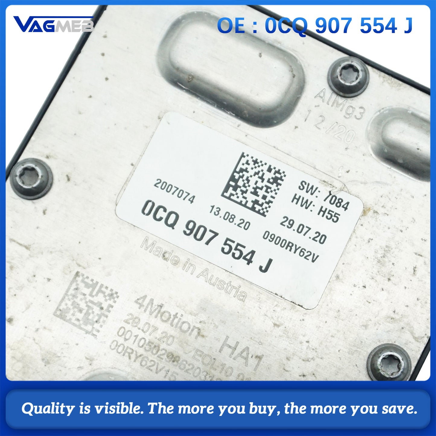 90% new Not for Fussy Buyers 0CQ 907 554 J Rear Differential Haldex Control Module Unit Fit For Golf  Tiguan MK2 T-Roc Audi Q3 TT S3 Skoda Kodiaq Ateca Leon