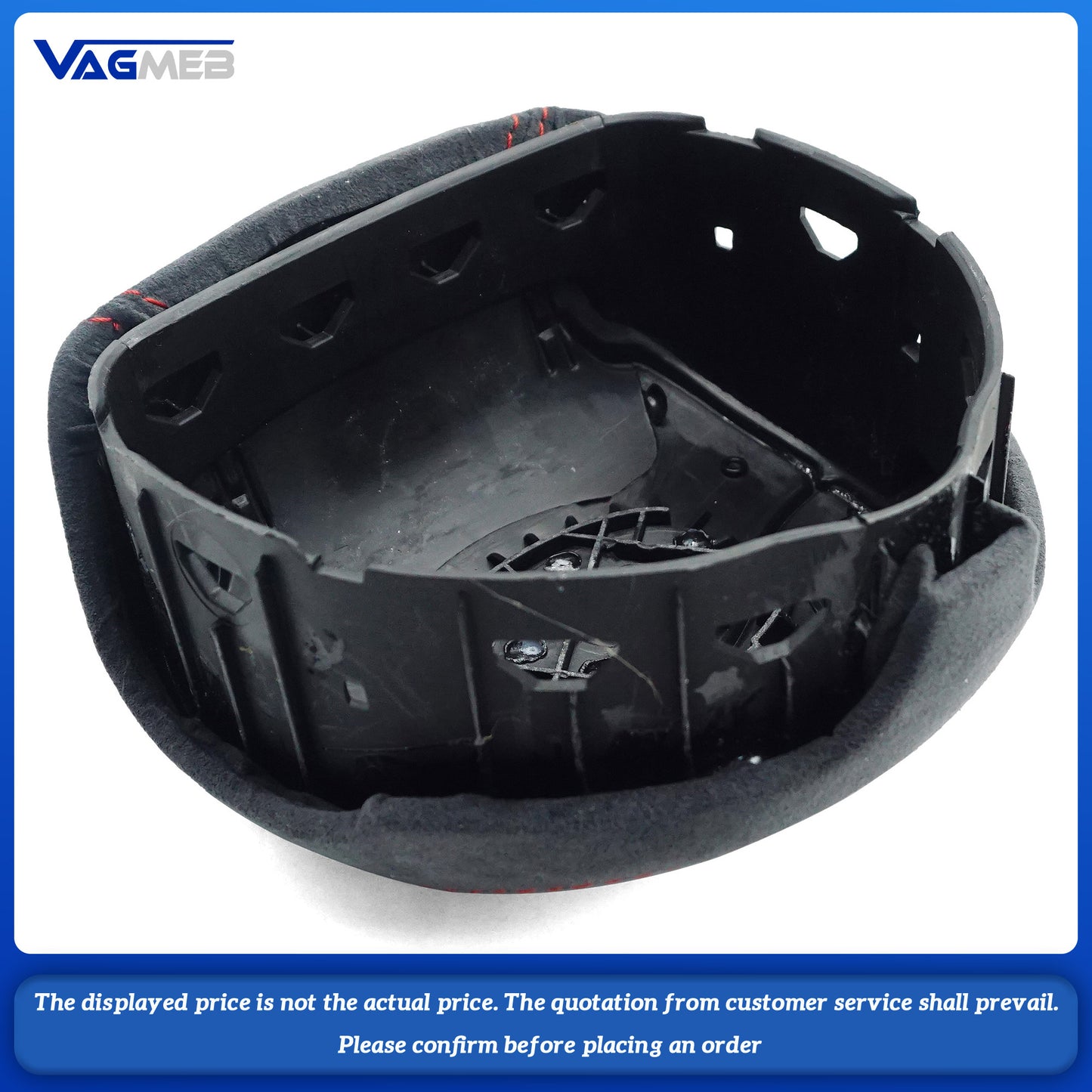 The red line Steering wheel airbag cover multifunction steering wheel For Hyundai i30n