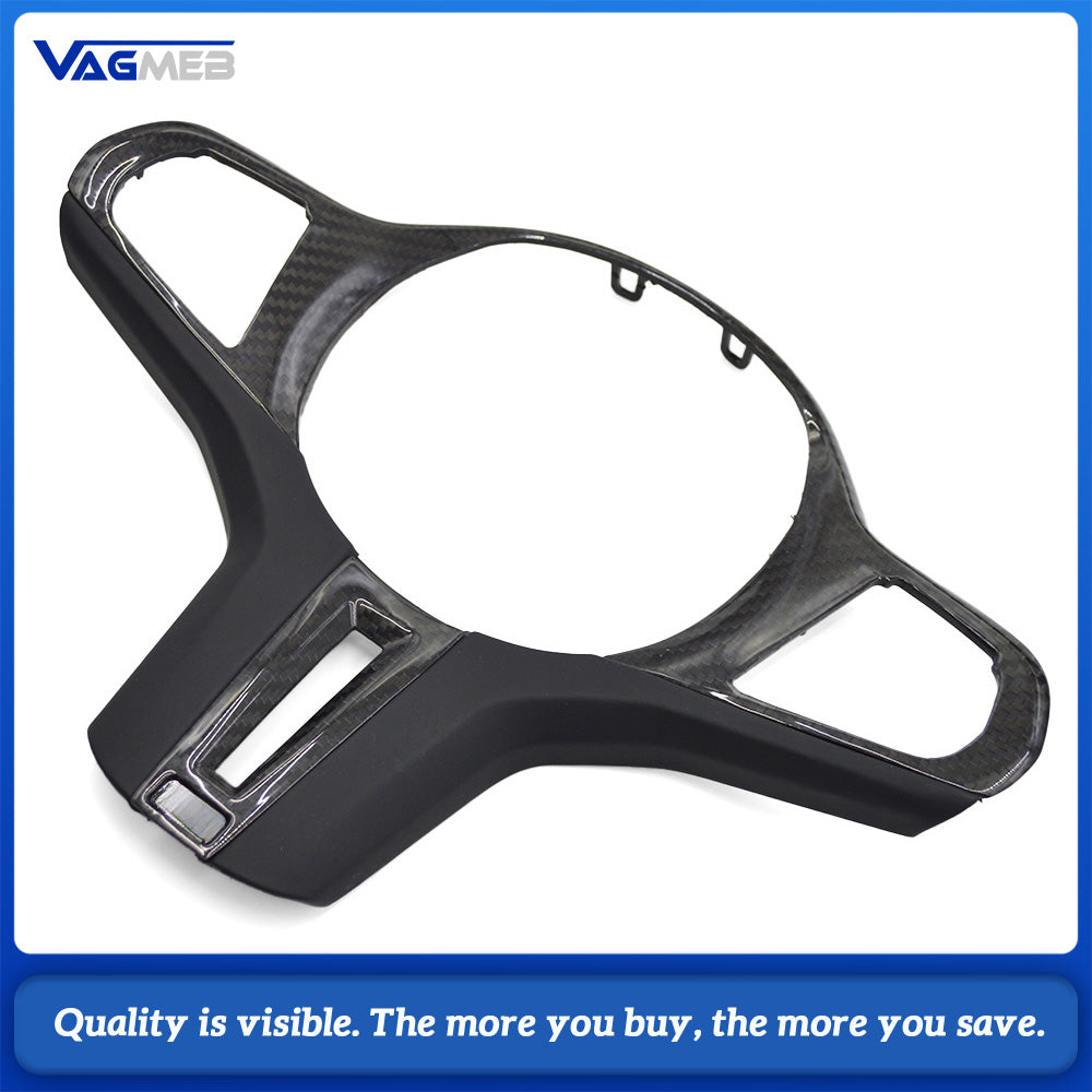 For BMW G Series High End Gear Panel Cover Alcantara Carbon Fiber No Seat Heating Cutout