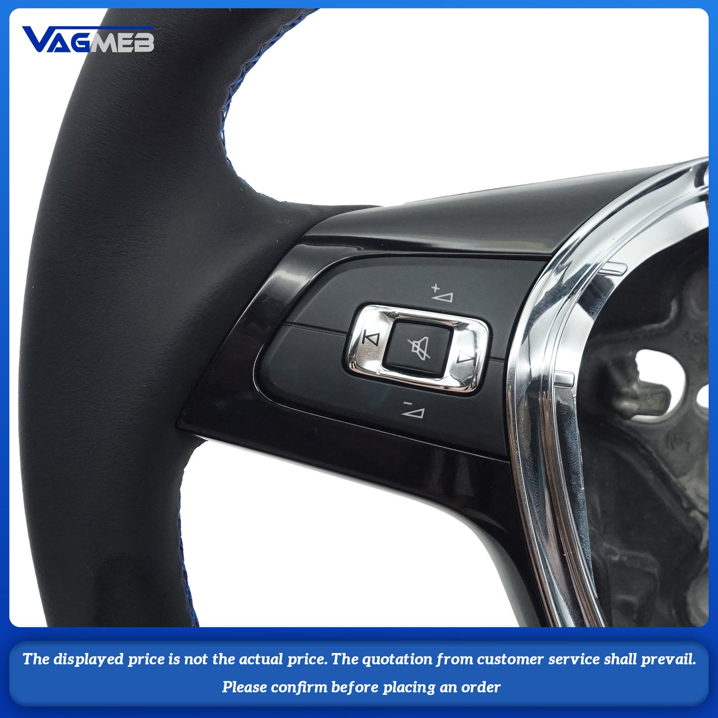 Multi-functional flat-bottom custom steering wheel  For VW GOLF MK7