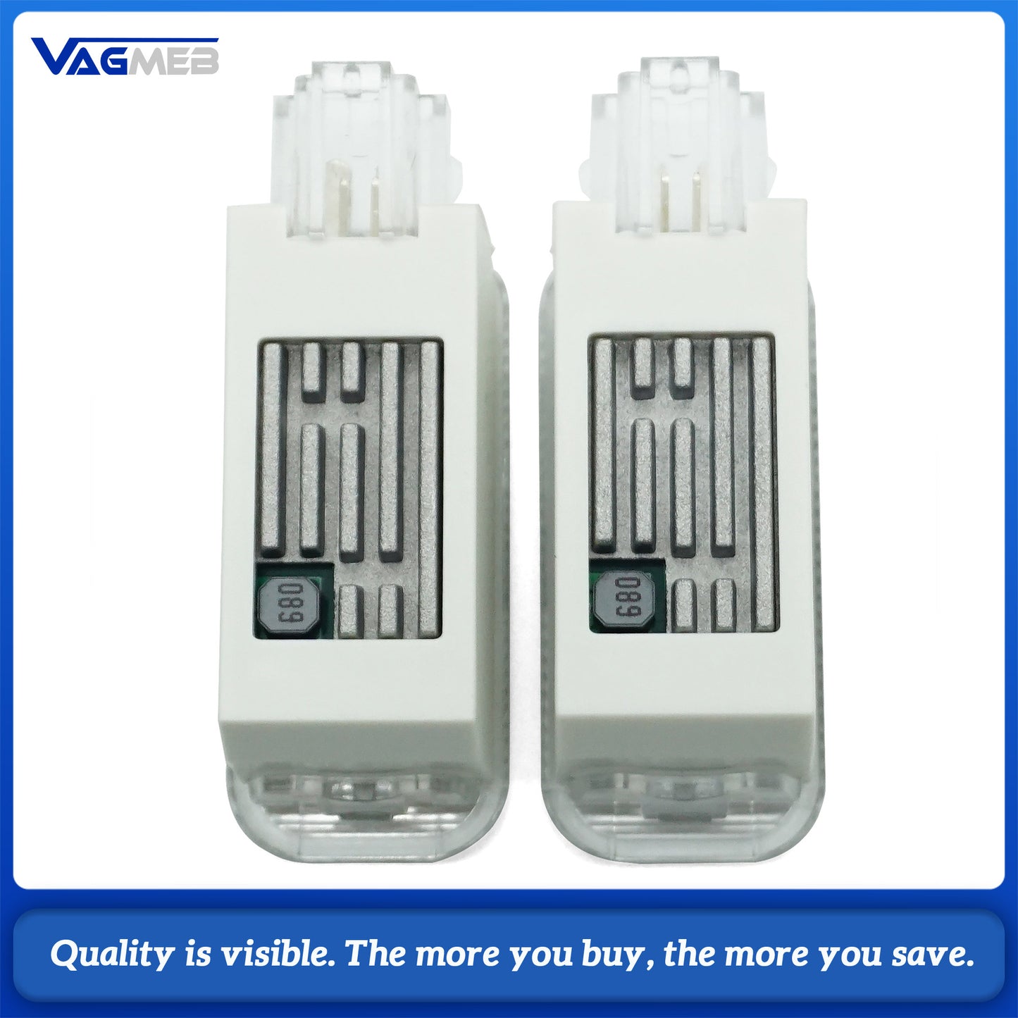 quattro LOGO Premium Aperture Projection Door Light Pair For Audi