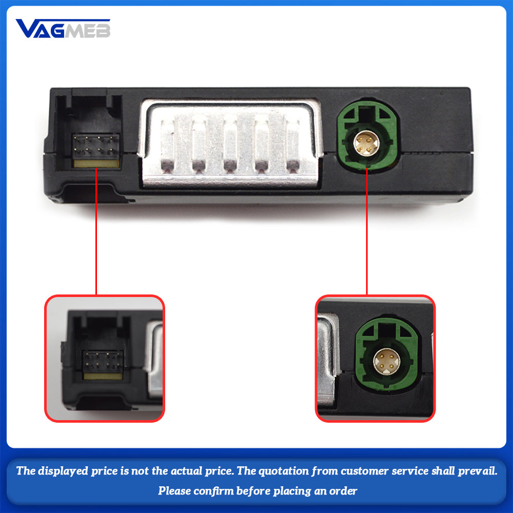For Audi A4 B9 A5 B9 Q5 MIB2 Carplay Switch smart phone USB interface CarPlay USB AUX IN Plug Cable  4M0 035 736 A