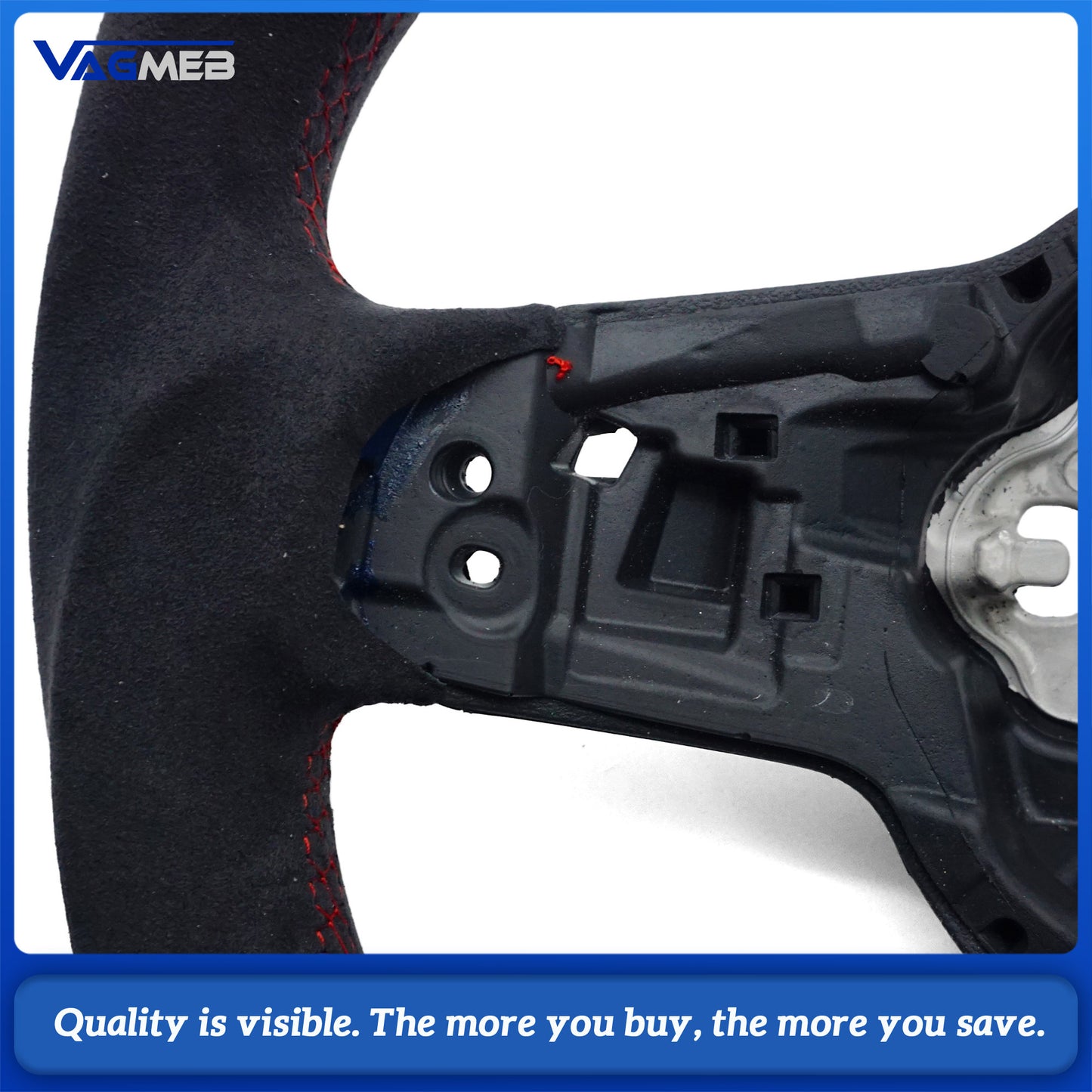 Steering Wheel For VW Golf 7 7.5 GTI GTD GTE R 2013-2020 Polo GTI Tiguan Passat DSG，Car accessories