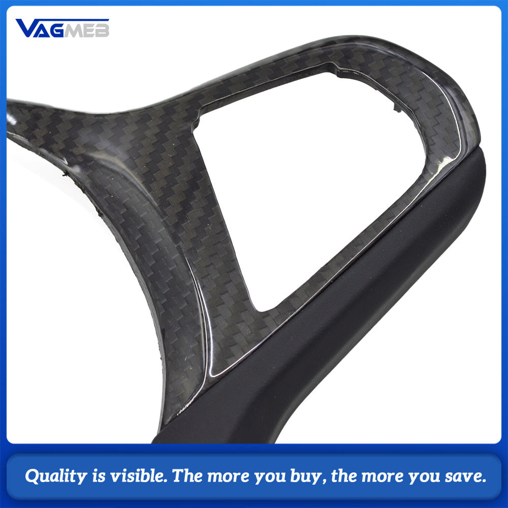 For BMW G Series High End Gear Panel Cover Alcantara Carbon Fiber No Seat Heating Cutout